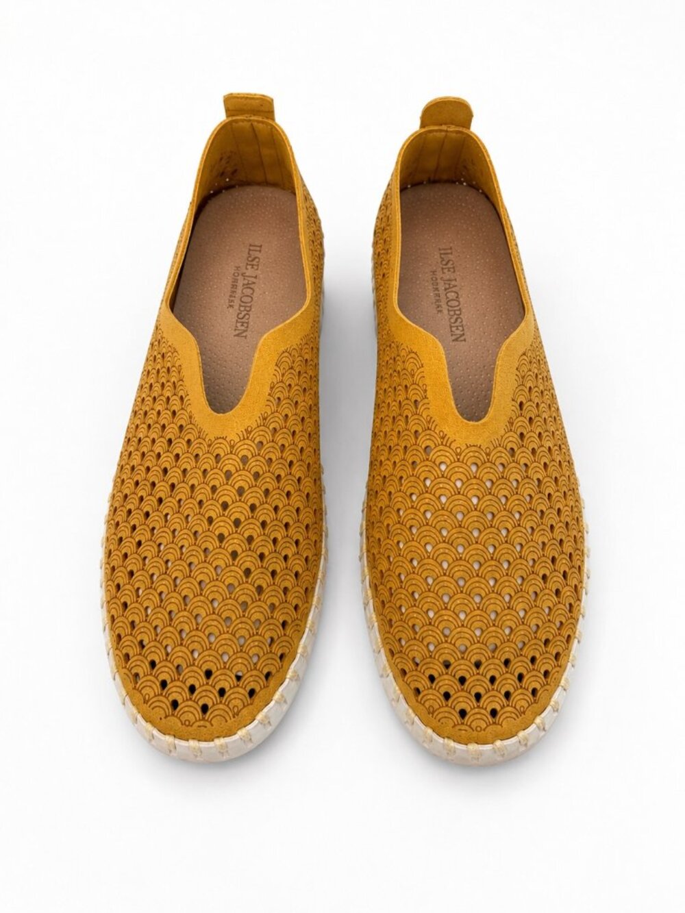 Ilse Jacobsen Tulip Slip-On Shoes | Yellow | Lightweight Comfort Flat 9.5